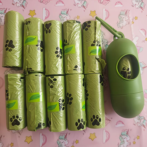 Puffles Pet Waste Bags (40 rolls / 600 pcs + 1 Dispenser)3
