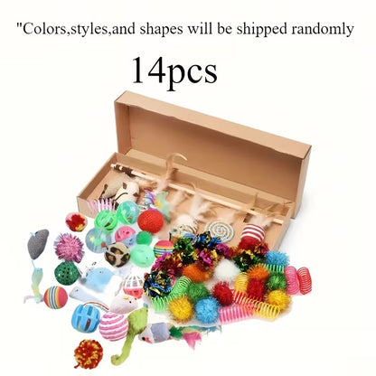 Puffles Ultimate Kitty Carnival | 14-Piece Mixed Cat Toy Pack5