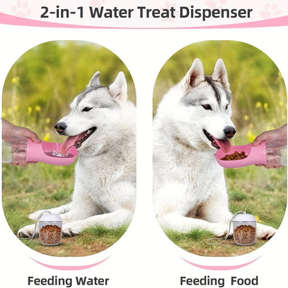 Puffles 2-in-1 Portable Pet Hydro-Feeder Travel Bottle | Water Dispenser & Food Carrier6