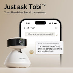 AI Smart Pet Camera (White)