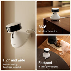 AI Smart Pet Camera (White)