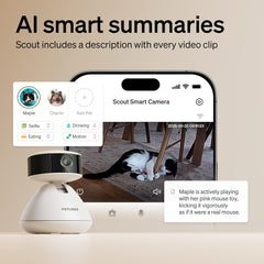 AI Smart Pet Camera (White)
