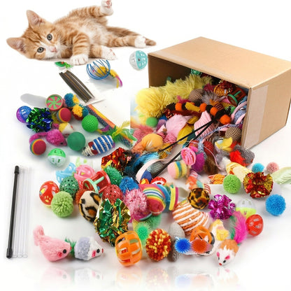 Puffles Ultimate Kitty Carnival | 14-Piece Mixed Cat Toy Pack1