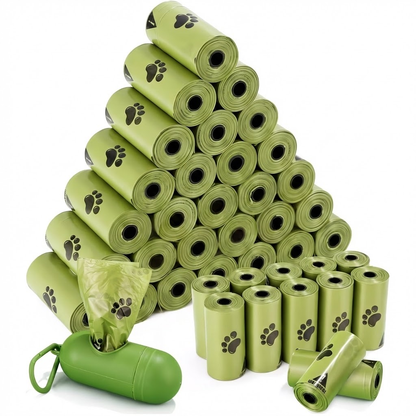 Puffles Pet Waste Bags (40 rolls / 600 pcs + 1 Dispenser)1