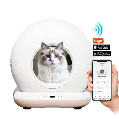 Puffles LitterBuddy Automatic Smart Cat Litter Box | App-Controlled Self-Cleaning2