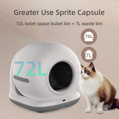Puffles LitterBuddy Automatic Smart Cat Litter Box | App-Controlled Self-Cleaning