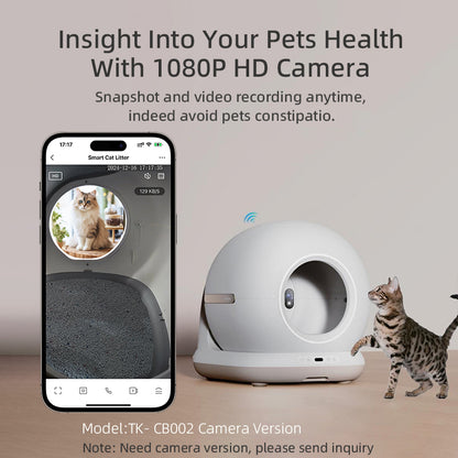 Puffles LitterBuddy Automatic Smart Cat Litter Box | App-Controlled Self-Cleaning4