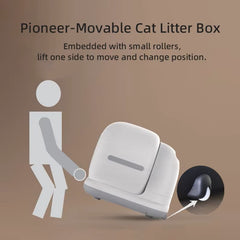 Puffles LitterBuddy Automatic Smart Cat Litter Box | App-Controlled Self-Cleaning