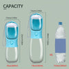 Puffles 2-in-1 Portable Pet Hydro-Feeder Travel Bottle | Water Dispenser & Food Carrier