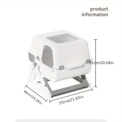 Puffles "Flip & Tilt" Cat Litter Box7