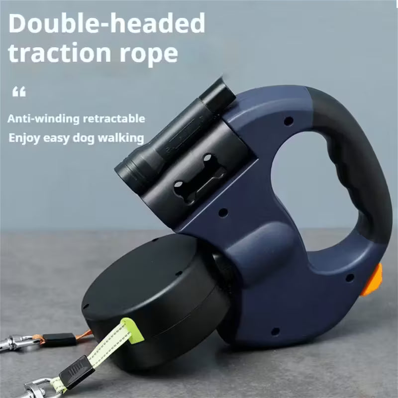 duowalk-retractable-heavy-duty-dog-leash-with-built-in-waste-dispenser