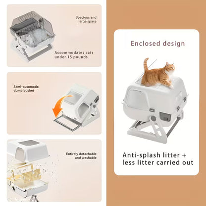 Puffles "Flip & Tilt" Cat Litter Box8